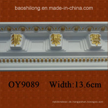 PU Corner Dekorative Gesims Crown Molding für Interieur / Exterieur
